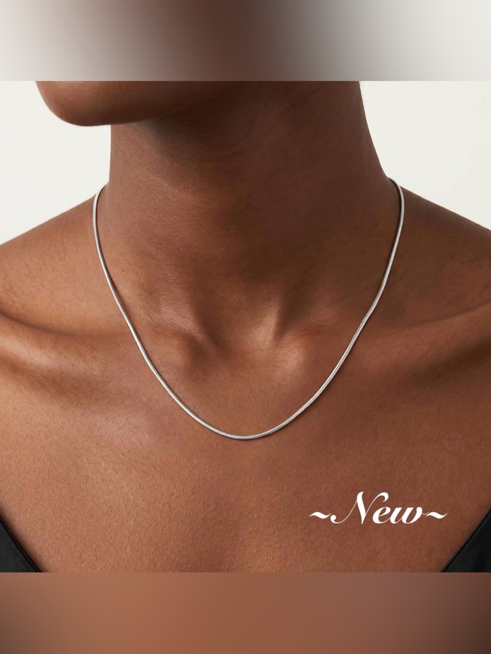 Sterling Snake Chain 20” Necklace 
 New with Tags 925 Silver Jewelry